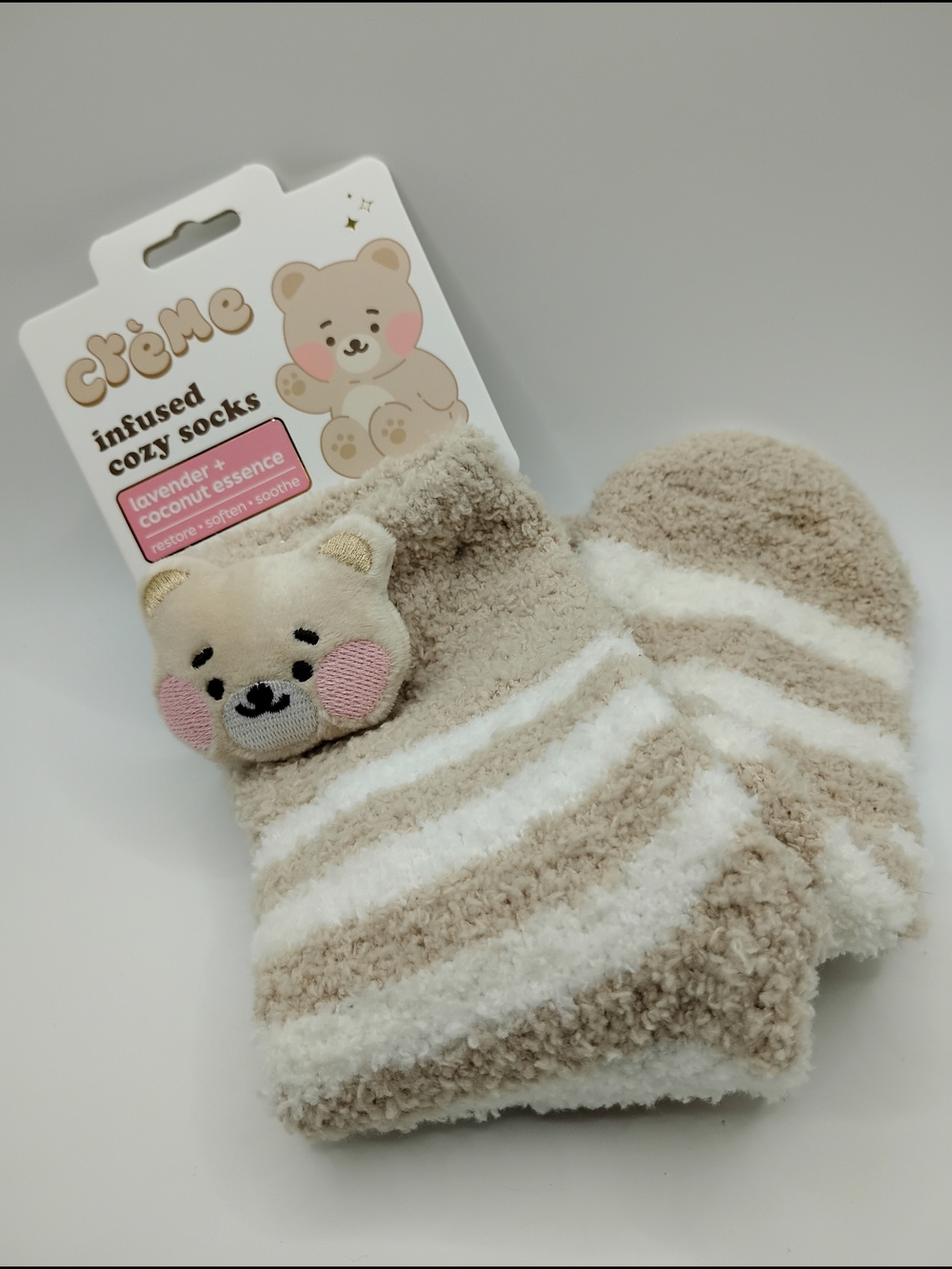 The Crème Shop Crescent Makeup Bag+Makeup Headband+Cozy Lavender Socks All BN - Picture 4 of 5